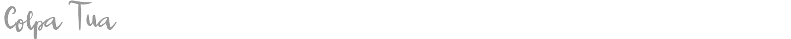 Colpa tua font preview